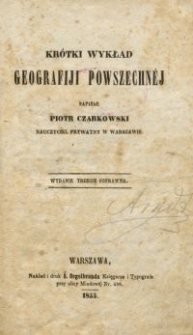 Krótki wykład geografiji powszechnej