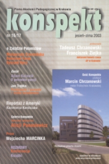 Konspekt : pismo Akademii Pedagogicznej w Krakowie. Nr 16-17/2003 (16-17)