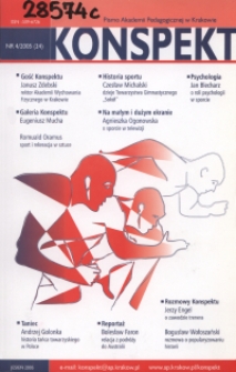 Konspekt : pismo Akademii Pedagogicznej w Krakowie. Nr 4/2005 (24)
