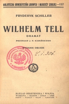 Wilhelm Tell : dramat