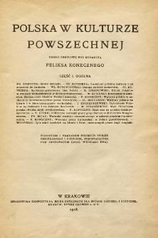 Polska w kulturze powszechnej. Cz. 1, Ogólna