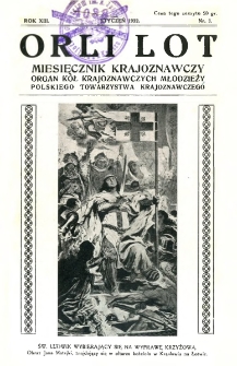 Orli Lot : miesięcznik krajoznawczy. Rok XIII. Styczeń 1932. Nr 1.