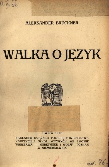 Walka o język