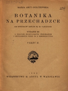 Botanika na przechadzce: 208 rysunków roślin na 20 tablicach. Cz. 2