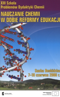 Uczenie chemii - dylemat nauczyciela czy ucznia?