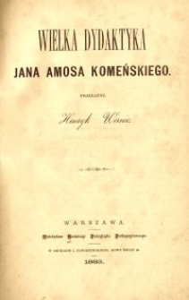 Wielka dydaktyka Jana Amosa Komeńskiego