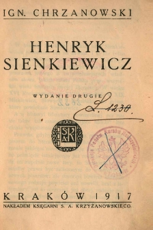 Henryk Sienkiewicz