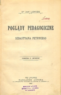 Poglądy pedagogiczne Sebastyana Petrycego
