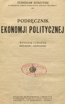 Podręcznik ekonomji politycznej