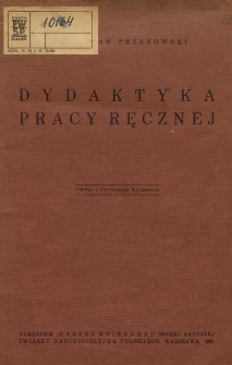 Dydaktyka pracy ręcznej