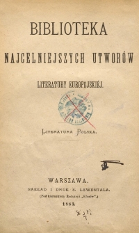 Dzieje literatury powszechnej z illustracyami. T. 2, Dzieje literatury średniowiecznej