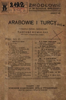 Arabowie i Turcy