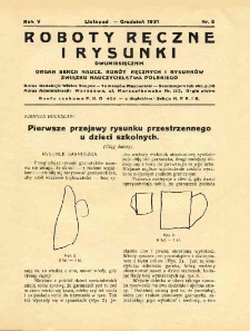 Roboty Ręczne i Rysunki. 1931, nr 5