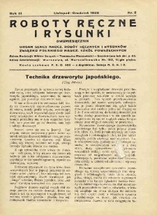 Roboty Ręczne i Rysunki. 1929, nr 5