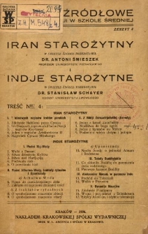 Iran starożytny i Indje starożytne