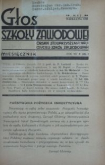 Głos Szkoły Zawodowej : organ Stowarzyszenia Nauczycieli Szkół Zawodowych. R. 7, Nr 4