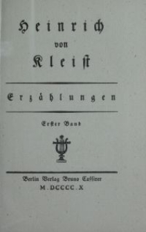 Erzählungen. Bd. 1