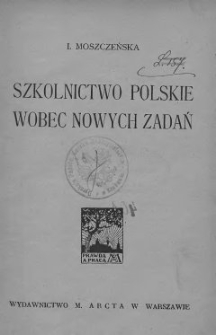 Szkolnictwo polskie wobec nowych zadań