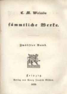 Sämmtliche Werke. Bd. 12, Poetische Werke