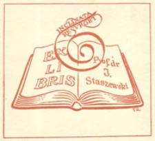 Ex libris Prof. dr J. Staszewski