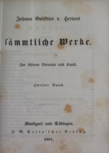 Sämmtliche Werke : zur schönen Literatur und Kunst. Bd. 2