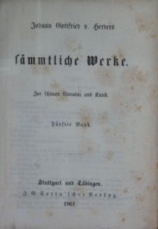 Sämmtliche Werke : zur schönen Literatur und Kunst. Bd. 5