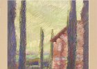 W zaciszu cyprysów - Coiano - Toskania (50x60)