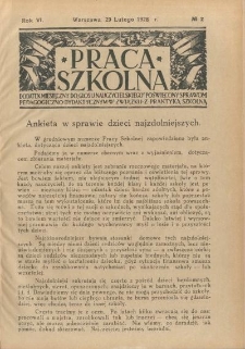 Praca Szkolna. Rok VI. Nr 2 (1928)